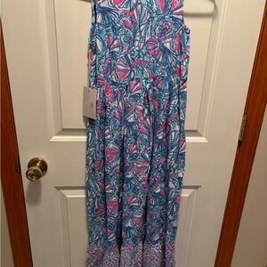 Lilly Pulitzer Blue and Pink Patterned Dress